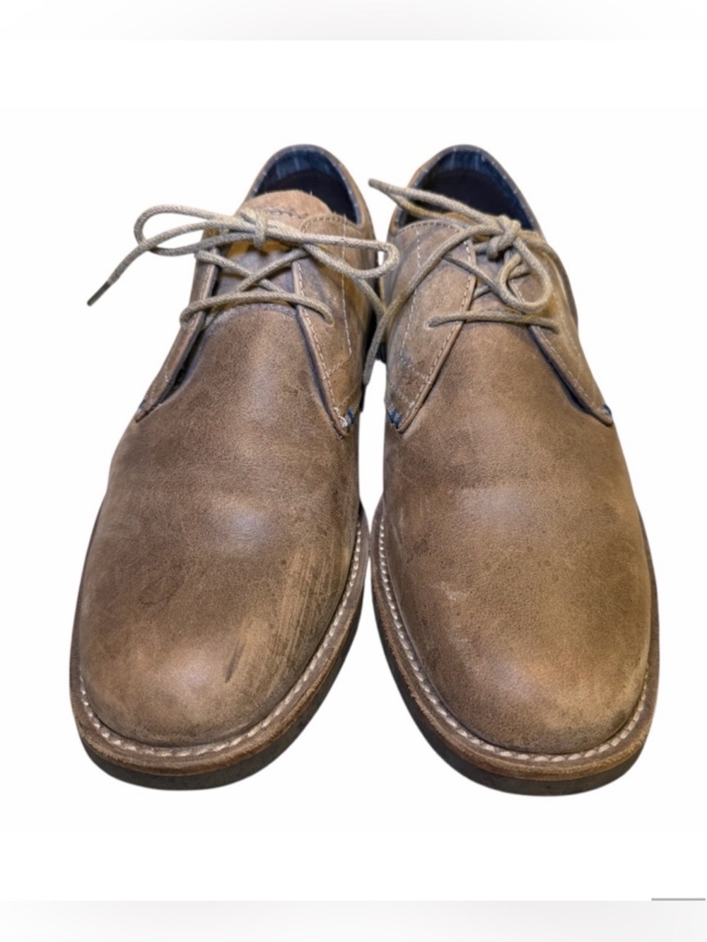 Original Penguin Suede Derby Shoes Brown Lace Up Oxford Mens Size‎ 10 Casual